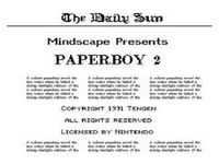 une photo d'Ã©cran de Paperboy 2 sur Nintendo Super Nes